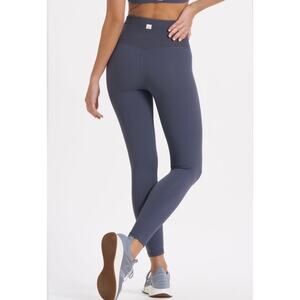 Vuori Women's Rib Studio Leggings Blue/Gray Small